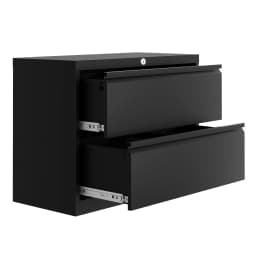 2-Drawer Metal File Cabinet with Lock, Heavy Duty Filing Cabinet for Letter/Legal/A4/F4 Documents –Vertical Storage Organizer