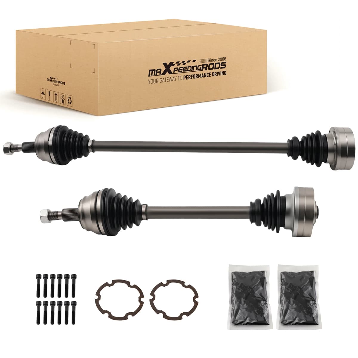 Front CV Axle Half Shaft Joints PAIR For Volkswagen Jetta 1995-1999