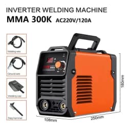 Portable 300K MMA Arc Welder Inverter Welding Machine 220V Electric Welding Equipment For DIY Welding Working & Electric Working