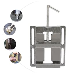 Machine Vice, Drill Vice, Screwdriver for Drilling Machine, Standing Drill, Mechanic, Table Top, Clamping Press Locking (Black)
