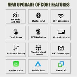 ESSGOO 9" Android15 GPS Nav For Audi A3 8V S3 8P RS3 2003-2013 Car Stereo Radio Wireless Carplay Android Auto WIFI FM BT SWC RDS