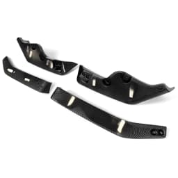 Carbon Fiber Look Front Lip Bumper Spoiler Kit For BMW X1 U11 M Sport 2022-2024 Front Splitter Magickit