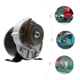 BYMAOCAR Independent Gear Reduction Motor, 250W 2750RPM Powerful Motor w/ Belt Pulley NEW