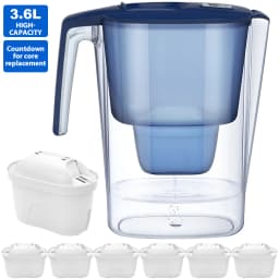 3.6L kettle+6pc filter Water purifier kettle Household kitchen portable water filter pitcher water purification kettle
