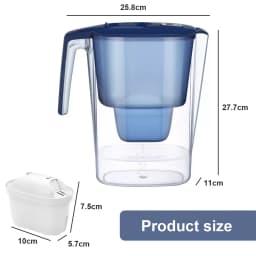 3.6L kettle+6pc filter Water purifier kettle Household kitchen portable water filter pitcher water purification kettle