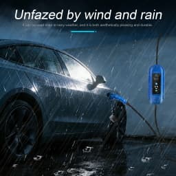ISIGMA 16A 11kw Type2 IEC-62169 CEE RED Car Charger Portable EV Charger with 5M Cable for EU Electric Hybrid Vehicles