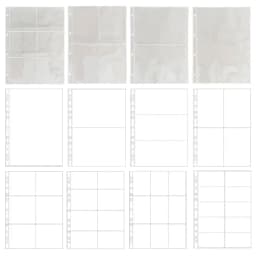 A4 Transparent Album Binder Photocards Holder Ins Book For Photo Card Stamp Organizer Student School Stationery Birthday Gifts
