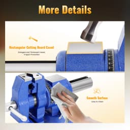 4"Vice Large Span Table Vice Two Axis Rotation 360 Degree Parallel Vice High Quality 100mm