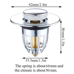Bathroom Sink Plug Stopper Wash Basin Core Bounce Up Drain Filter Shower Sink Filter Plug Kitchen Bathtub Stopper
