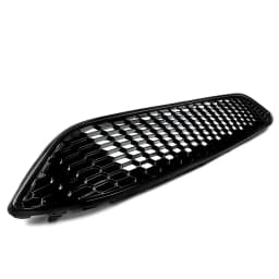 Front Upper Bumper Grille For 2015-18 Ford Focus S SE RS Gloss Black Honeycomb