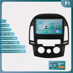 360Camera Carplay Android Car Radio For Hyundai I30 i30 AT MT 2006-2011 Car Multimedia Player Navi GPS 2Din Autoradio 4G-LET RDS