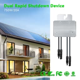 750W Smart PV Power Optimizer 70V DC Input 20A DC IP67 Real-time Solar Panel Monitoring Anti-Hotspot Anti-lightning Protection