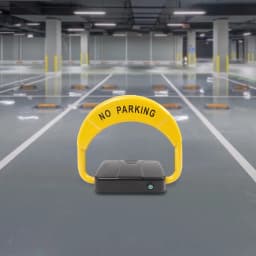 Retractable Parking Space Lock - IPX6 Waterproof 6s Rise, Alloy Steel Blocker for Residential Communities & Commercial Lots