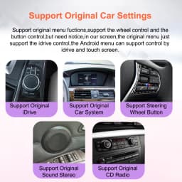 Bonroad 8.8 "Qualcomm 8G + 128G CarPlay Android Car Multimedia Stereo For BMW 3 Series E90 E91 5 Series E60 E61 CCC CIC