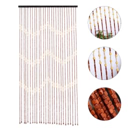 Macrame Curtains, Bamboo and Wood Construction, Eco-Friendly, Odorless, Improves Home Layout, Natural Light and Air Flow, Easy