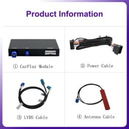 AUTOTOP Wireless Carplay Android Auto Module Box For Audi A1 Q3 2013-2018 RMC HNR System