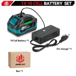 ONEVAN 18V-21V 22500mAh 15000mAh Lithium Ion Battery Rechargeable Battery With Charger For Electric Wrench Chainsaw Power Tool