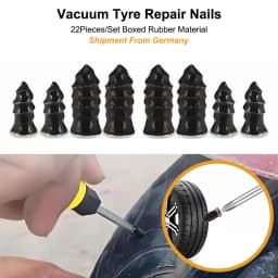 22PCS/Boxed Motorcycle Car Vacuum Tyre Repair Nails Auto Truck Bikes Tire Tubeless Puncture Air Leakage Blocking Rubber Nail