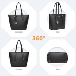 Miss Lulu WOMEN'S Handbag Big Shopper bag Handle bag Tote Bag for school Work Daily Perfect gift