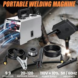 3 IN 1 MIG Welder MIG-270 220V Semi-automatic Welding Machine MMA/ARC TIG WelderInverter Welder Mig-gasless Portable for Home 