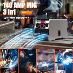 3 IN 1 MIG Welder MIG-270 220V Semi-automatic Welding Machine MMA/ARC TIG WelderInverter Welder Mig-gasless Portable for Home 
