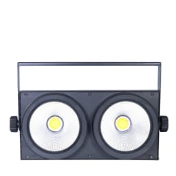 1/4PCS 200W 2eyes COB LED DMX Flood Blinder Christmas Lights Cool Warm White DJ Audience Stage Lighting Disco Wedding Party