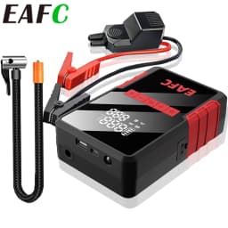 EAFC 4 In1 150PSI Pump Air Compressor Jump Starter 8000mAh Power Bank 1200A Emergency Battery Boost Digital Tire Inflator
