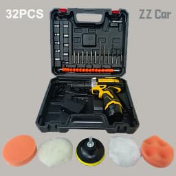 Polishing Machine Electric Drill 32PCS Accessory Box Function 2 in1 Polishing And Waxing Machine Electric Screwdriver Two-In-One