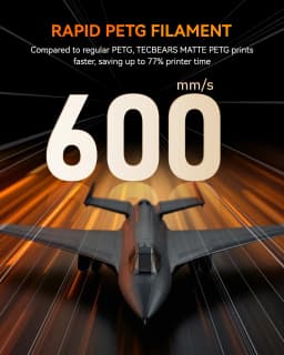 TECBEARS High Speed Matte PETG 3D Filament 1.75mm PETG Multi Color Combination Set FDM 3D Printer Materials DIY Gift 1KG/1Roll