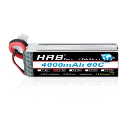 HRB 3S 4000mah Lipo Battery 11.1V 4000mah RC Battery 60C With XT60 Connector for RC Car Truck Monster RC Airplane FPV Drone Boat