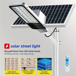Super Bright Split solar street light Waterproof LED Solar Street Light Backyard Street Lamps Security Flood Lighting wall lamp
