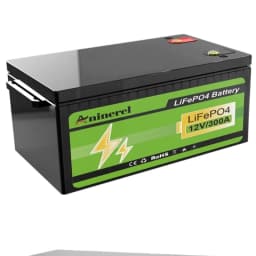 Aninerel 12.8V 304Ah LiFePO4 Battery 3.84Kwh 6000+ Cycles BT 12V 300Ah portable battery Home Solar RV Golf Cart Lithium Battery