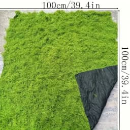 100cm*100cm Artificial Moss Carpet Aquascape Bionic Turf Fake Moss Micro-Landscaping Arrangement Lawn Bonsai Potted Plants Pavement