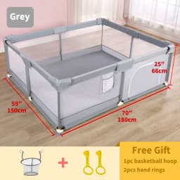 PANGDUBE Cute Baby Playpens 4 Optional Size Playpen for Baby Activity Gym Kids Play Fence Playground Baby Games Park