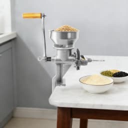 Manual Grain Grinder Stainless Steel Hand Crank Grain Grinding Tool Home Kitchen Wheat Corn Nut Mill Grinding Machine