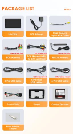 Hizpo 9inch 2Din Android Car Radio for Fiat Bravo 2007 - 2012 Snapdragon 6115 GPS RDS DSP 4G BT SWC Auto CarPlay 360°CAM