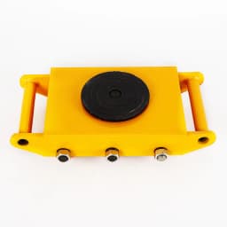 8T Heavy Duty Machine Dolly Skate Machinery Industrial 6 Roller Mover Cargo Trolley Cart 360° Rotation 17600lbs Transport Roller