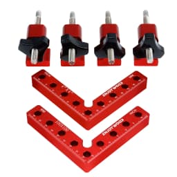 2pcs 100-160mm Woodworking Right Angle Position Clamp 90 Degree Clamp Square L-Shaped Fixture Splicing Square Ruler by ENJOYWOOD