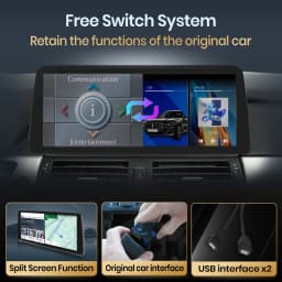 Junsun 1920*720 12.3inch Wireless Carplay Car Radio For BMW X5 E70 X6 E71 2007-2014 4G WIFI GPS Multimedia Intelligent Systems
