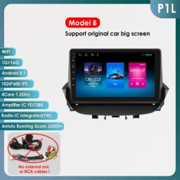 Hizpo Android Car Radio Multimedia Video Player for Renault Laguna 2 2001-2007 2 Din GPS Navigation Stereo Carplay 8 Core 8+128G