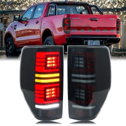 LED Tail Lights for Ford Ranger 2012-2021 T6 T7 RAPTOR Start-up Animation Sequential Turn Signal Rear Lamps Assembly