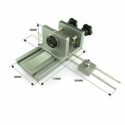 Dowel Jig Drilling Jig Guide Kit 6/8/10mm Hole Size Adjustable Aluminium Alloy