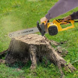 16-inch Aluminum Electric Chainsaw 2000W 800r/min 15.75inch Wood Cutting Adjust Chain Tension Cutting Tools