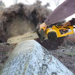 16-inch Aluminum Electric Chainsaw 2000W 800r/min 15.75inch Wood Cutting Adjust Chain Tension Cutting Tools