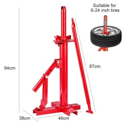 Car Tire Changer Portable Tire Changing Machine Tire Dismantling Machine Auto Car Motorcycle Repair Tools for 6-24 inch Tires