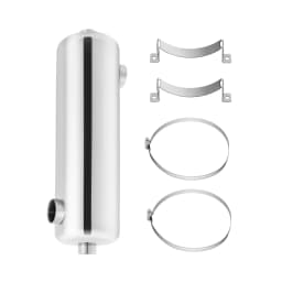Pool Heat Exchanger with 60kW Power, SS 304 Stainless Steel Construction, 200K Btu/H Output, Fast Heating for Chlorinated and