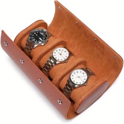 Men's Jewelry Box Watch Storage Box 1/2/3 Slots Travel Business Watch Box Chic Leather Display Watch Packaging Box