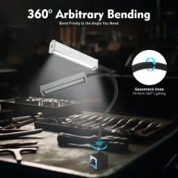  60 LEDs IP67 Magnetic Light LED Work Light Swan Neck Flexible Swan Neck Light For Industrial Lighting Machine Tool Light