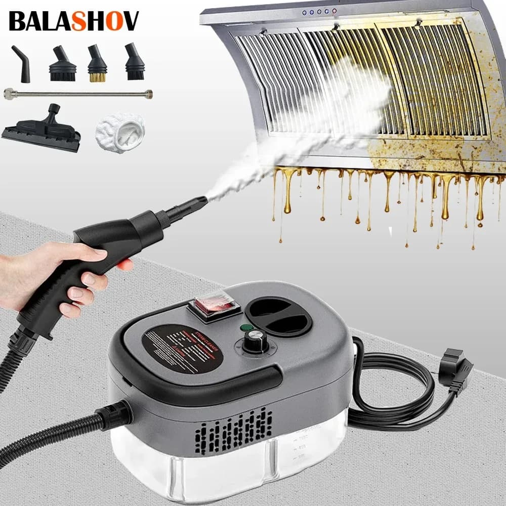 Handheld Steam Cleaner High and Temperature Air Conditioner Kitchen Hood Car Steam Clean Machine Floor and More Cleaning