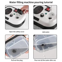 Handheld Steam Cleaner High and Temperature Air Conditioner Kitchen Hood Car Steam Clean Machine Floor and More Cleaning